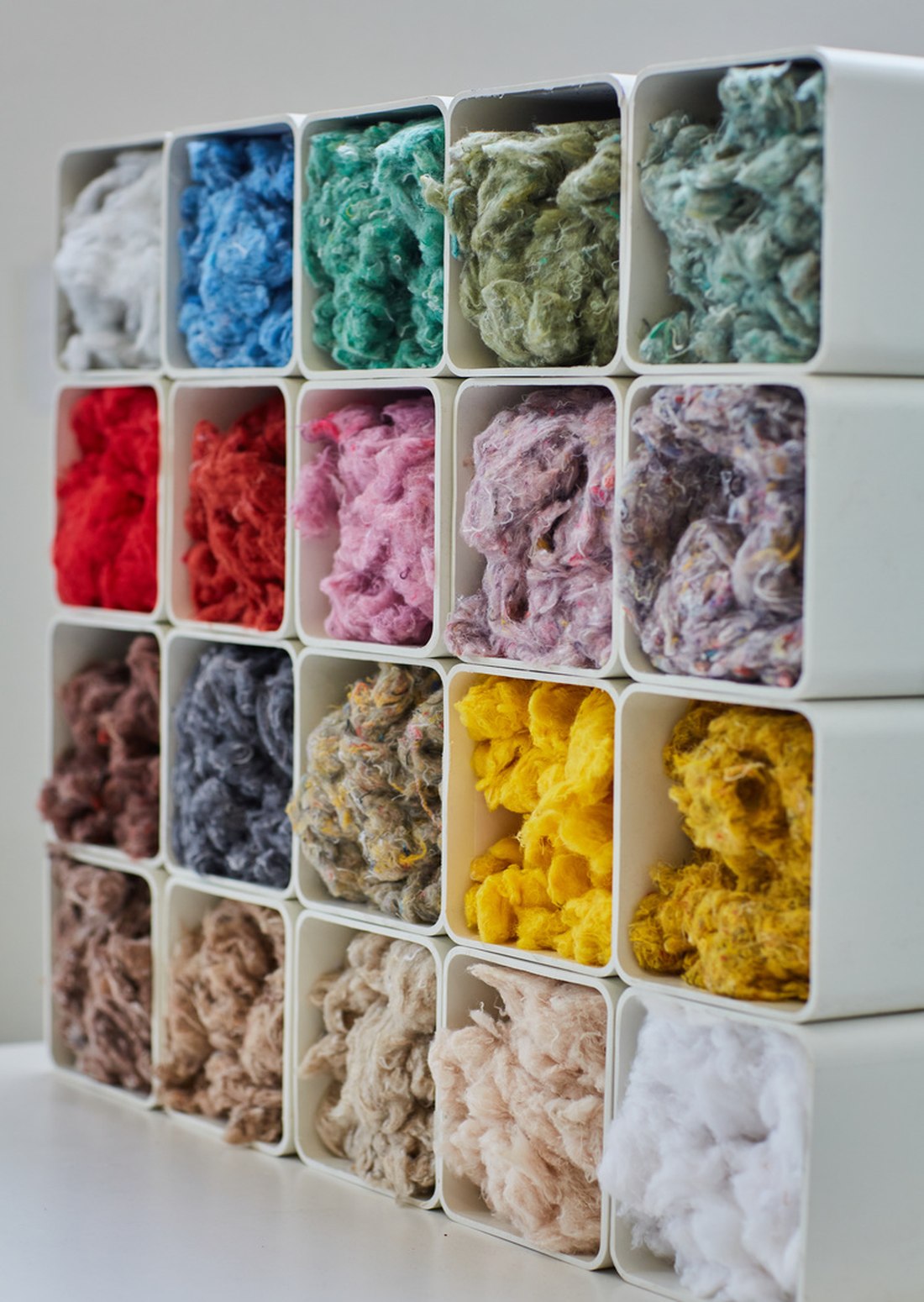 Fibra reciclada para textile-to-textile